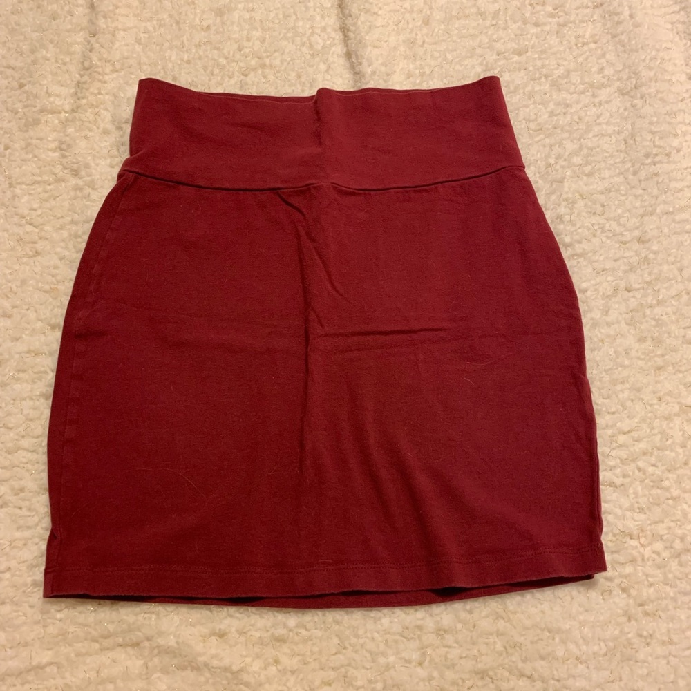 Red Pencil Skirt
